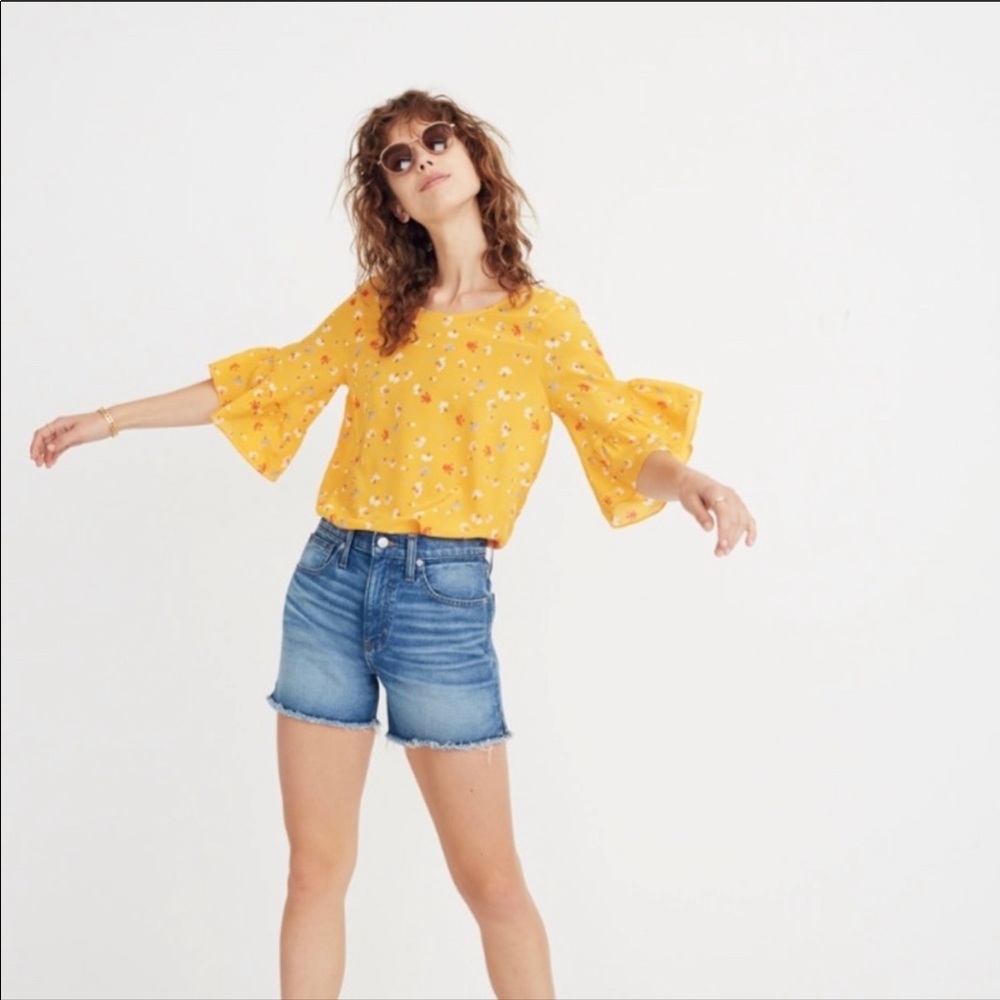 madewell silk top